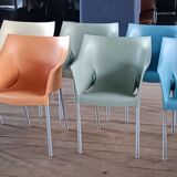 Set of 8 colorful chairs DR NO, Philippe Starck