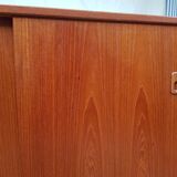 Mid century Danish media cabinet by Horsens Hjornebo