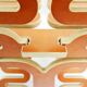 Gregg Fleishman Prototype European cutout plywood "Lumbarest" or Puzzle chair, from the 1970s