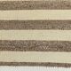 Brown & Beige Striped Turkish Runner Rug, 78x330Cm