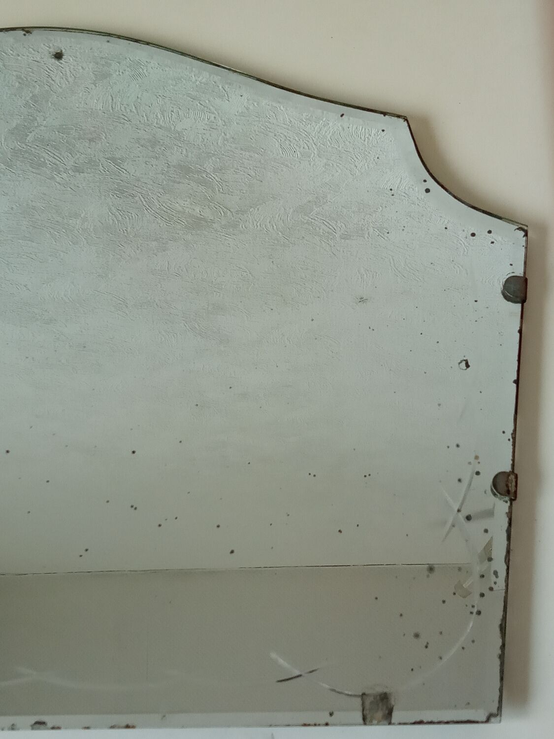 Vintage beveled mirror 60×42 cm