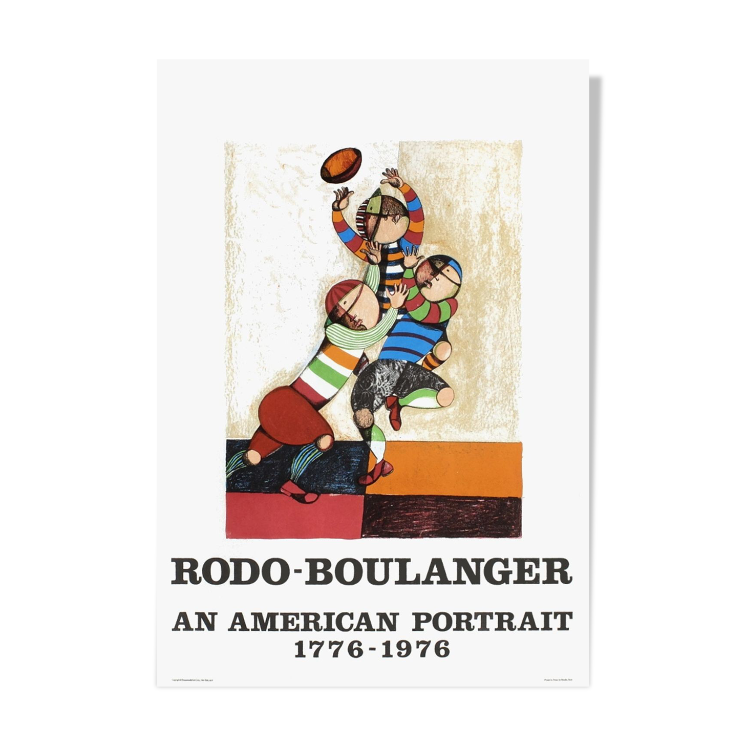 Affiche Rodo Boulanger an american portrait