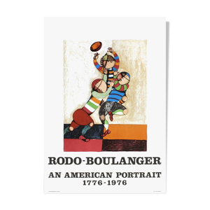 Affiche Rodo Boulanger an american