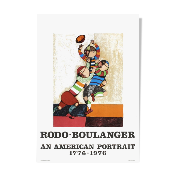 Affiche Rodo Boulanger an american portrait — Beyit