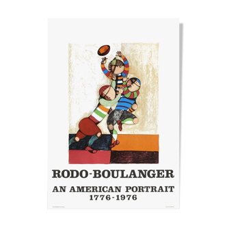 Affiche Rodo Boulanger an american portrait