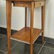 1950s side table with compass legs