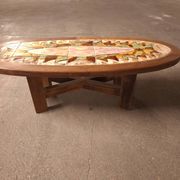 Table basse en ceramique , Vallauris , Gustave Reynaud