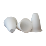 Vintage opaque lampshades