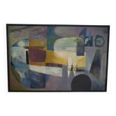 Abstract painting/canvas, 1969