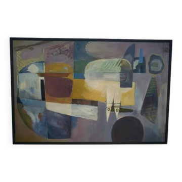 Abstract painting/canvas, 1969