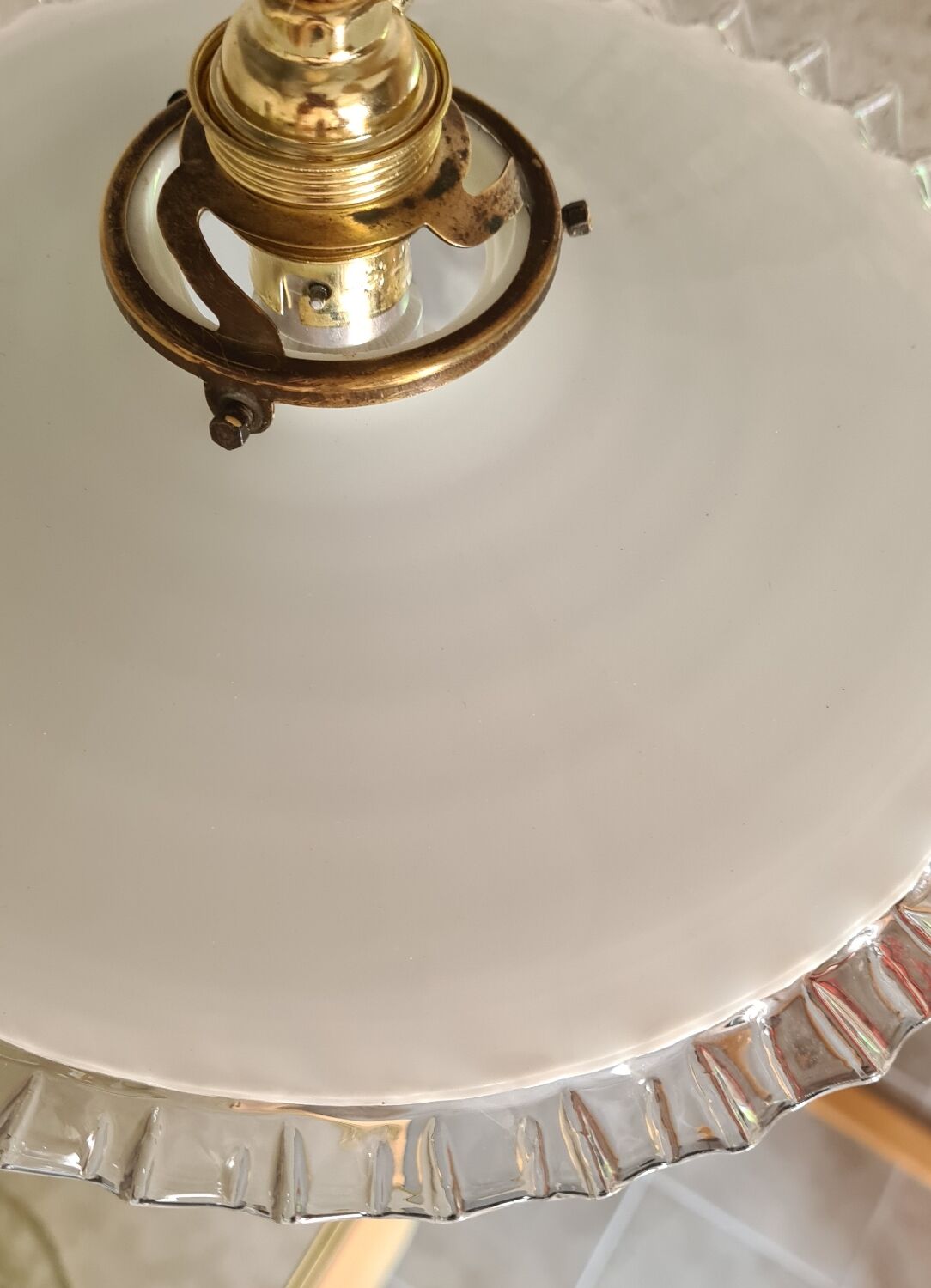 Suspension abat jour vintage