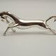 Set of Six French Vintage Silver Metal Stylized Horse Shaped Cutlery Rests 4775