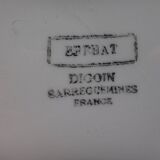 Lot of 3 plates from Digoin