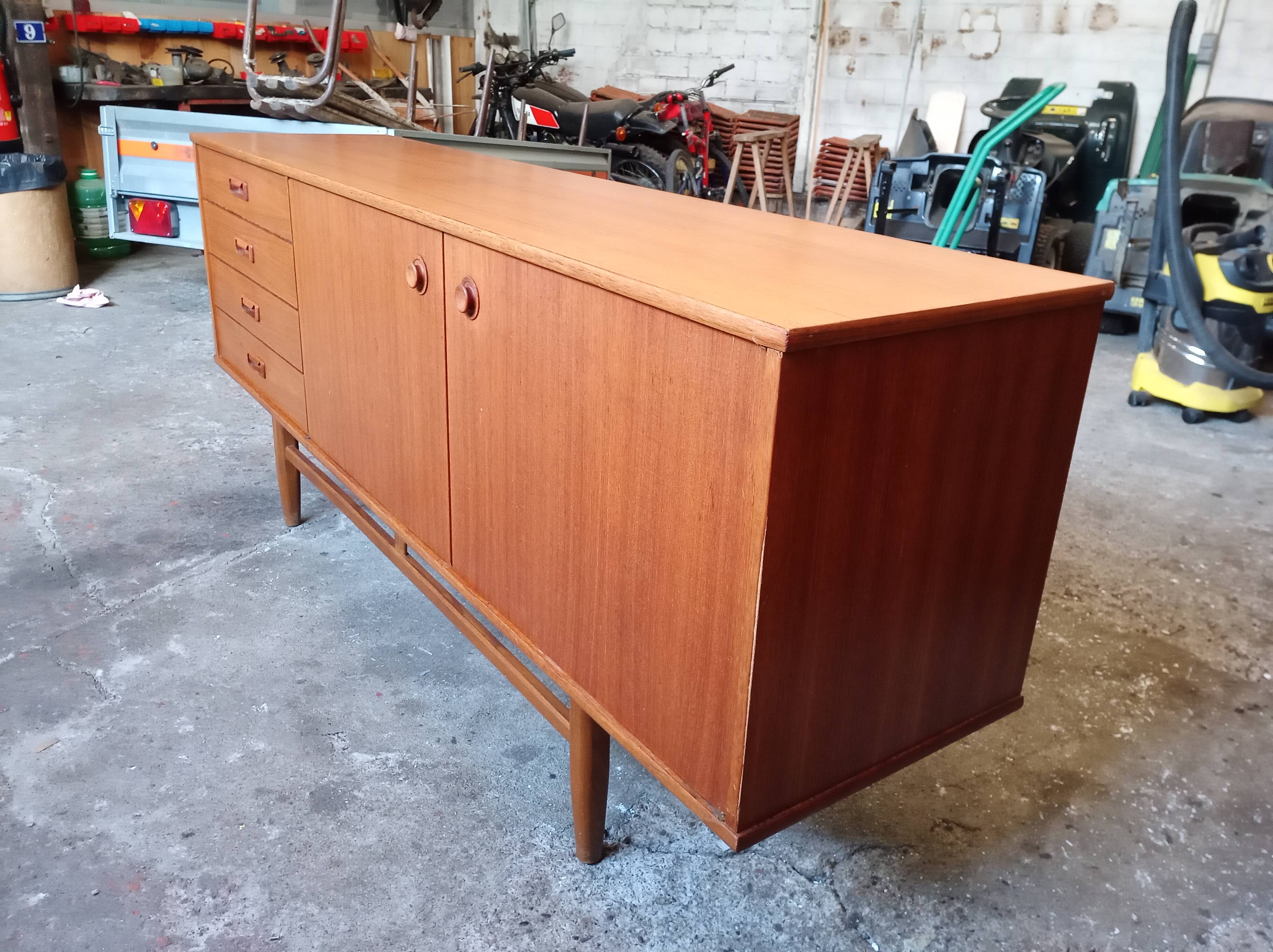 Scandinavian Doubinski teak sideboard
