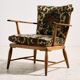 Fauteuil en noyer par Anna-Lülja Praun