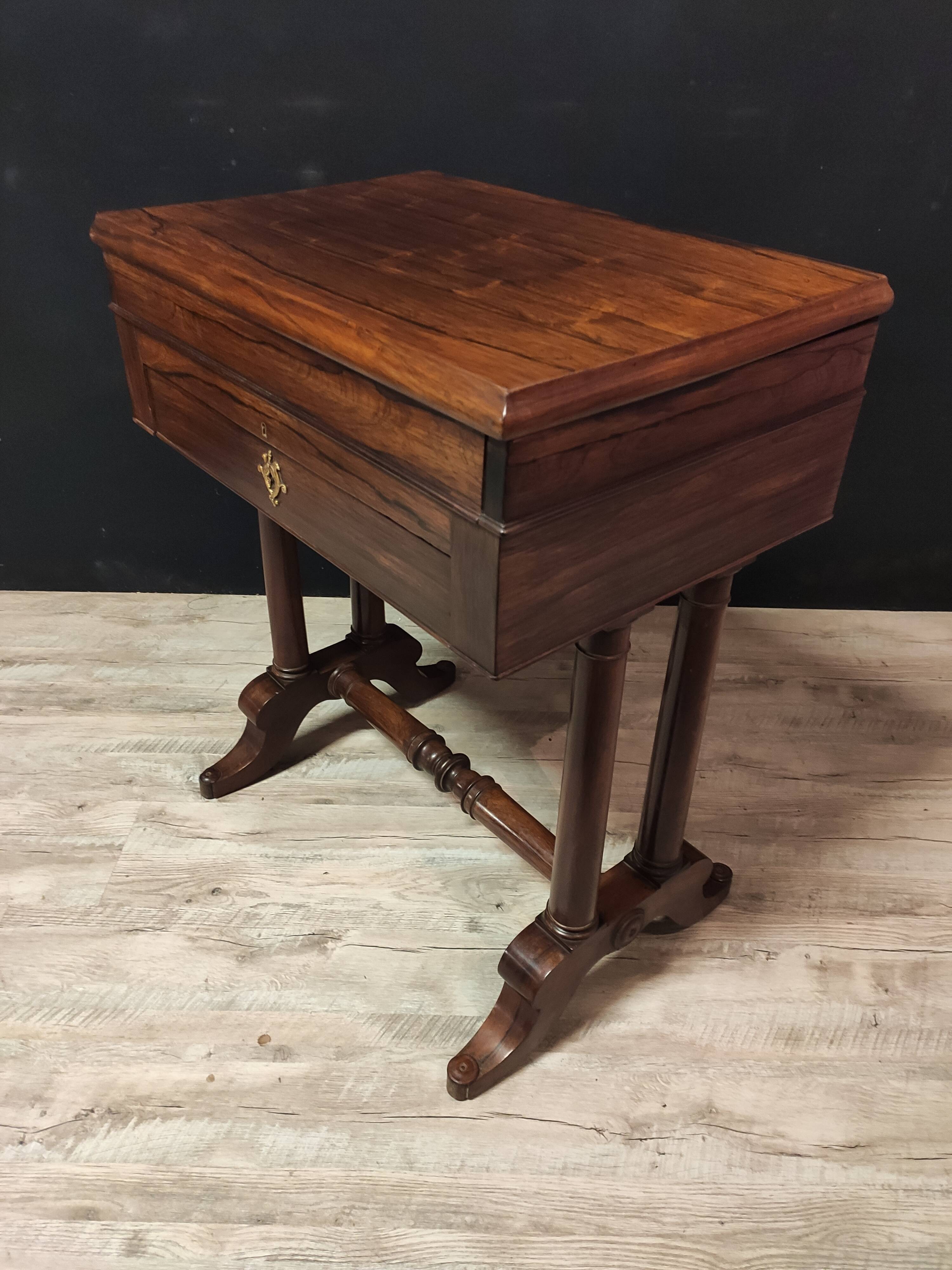Empire walnut dressing table