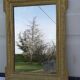 Mirror 19th wood and gilded stuk