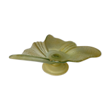 Empty fruit cup frost glass bag piece of contemporary shape 20 eme