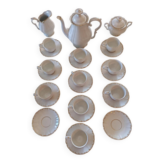 Service à café en porcelaine de Bohème