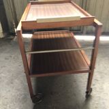 Scandinavian 60s serving table on wheels