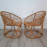 Pair of armchairs attributed to Tito Agnoli, 1960s