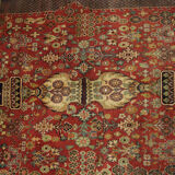 Handwoven Persian Qashqai Rug, Oriental Wool Shiraz Carpet- 157x240cm