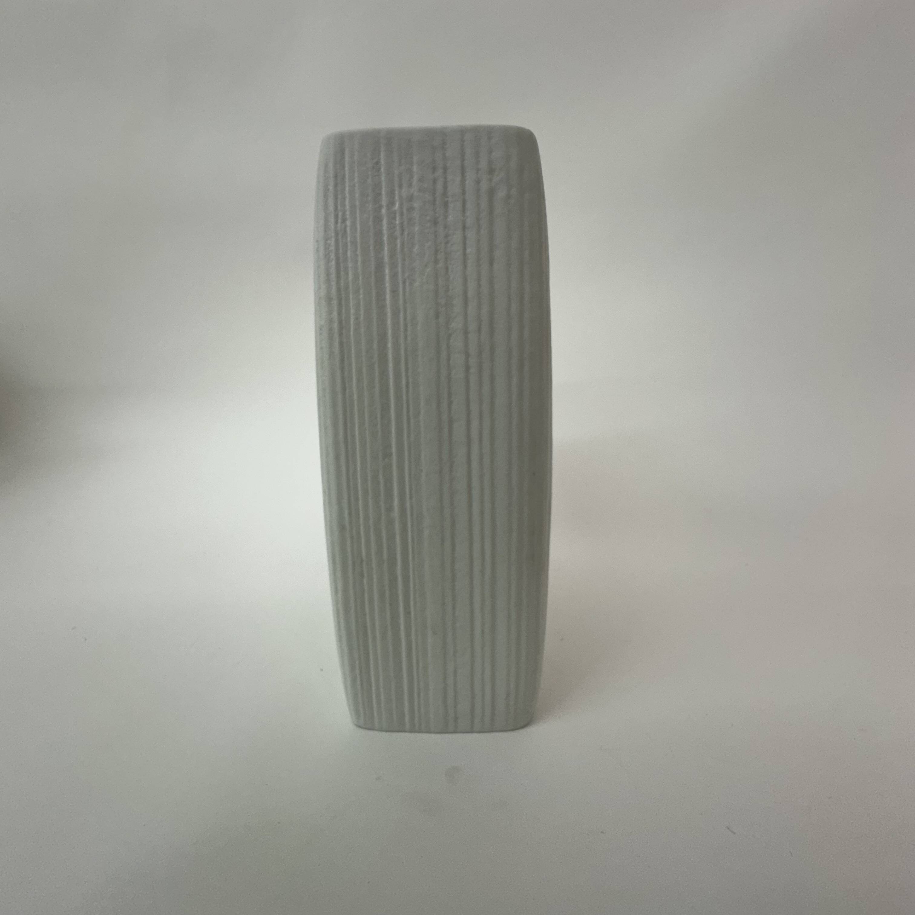 Rare Rosenthal Martin Freyer white ceramic vase , 1960’s