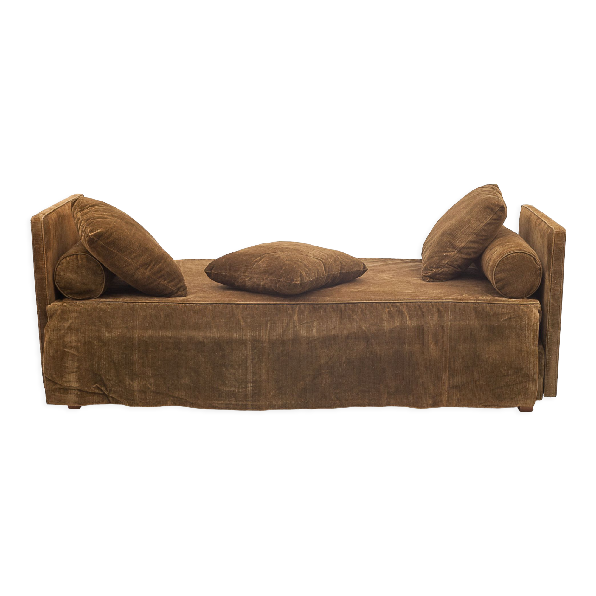 Vintage velvet bench/daybed,1960