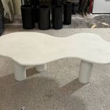 Table basse en béton ciré