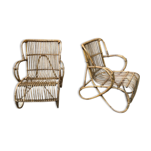 fauteuils en rotin