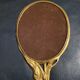 Brass vanity mirror, Art Nouveau style
