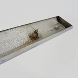 French Crown Halogen Pendant Chandelier from Maison Lucien Gau LG, 1980s