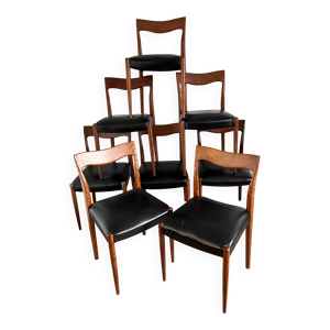 8 chaises salle à manger - scandinave