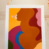 Free, Extra fine acrylic on canvas grain paper 290g