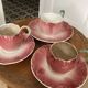 Lunéville keller and guerin pink slip cups.