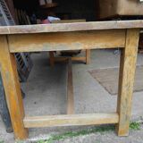 Table campagnarde vintage en pin
