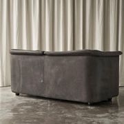 Sofa Karl Wittmann in patinated leather, 1980s