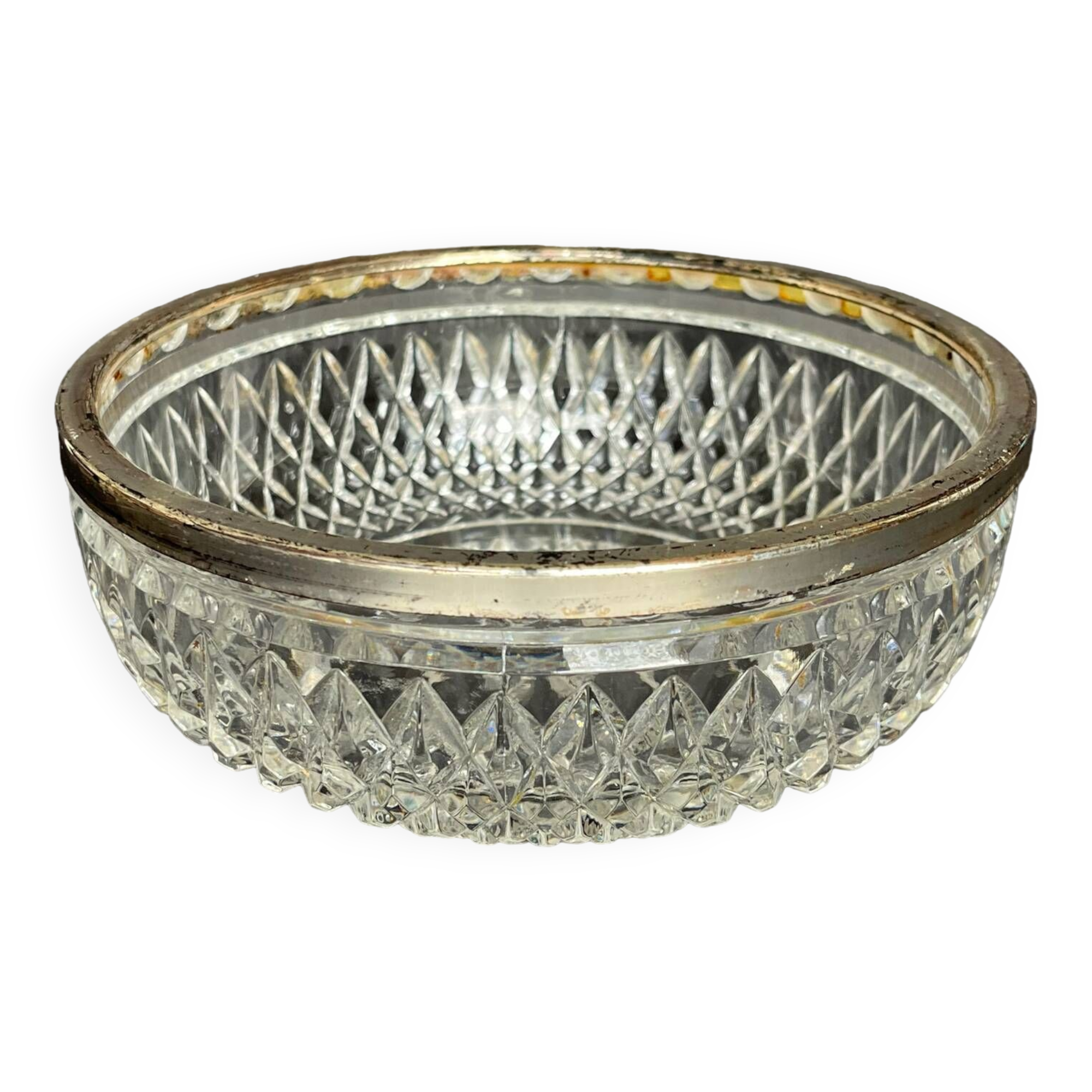 Cup, crystal hollow dish