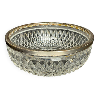 Cup, crystal hollow dish