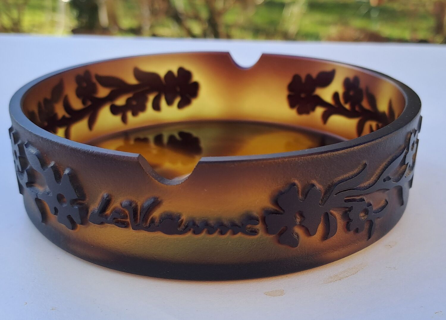 Ashtray glass paste Le Vianne