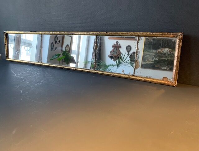 Nineteenth mirror with mercury