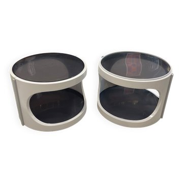 Pair of bedside tables by Marc Held for Prisunic 1970