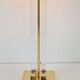Vintage Regency Acrylic & Brass Table Lamp, Italy, 1970s