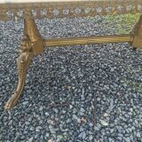 Bronze and marble coffee table