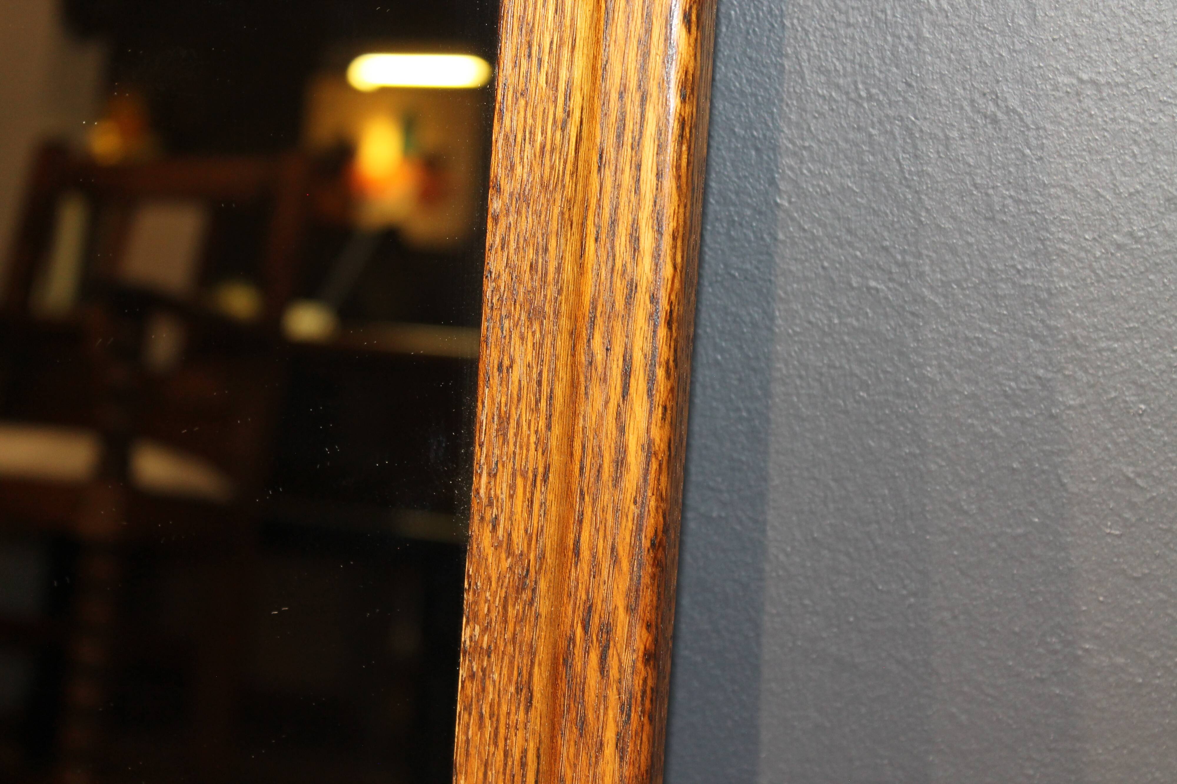 Vintage solid wood mirror