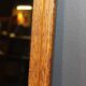 Miroir vintage en bois massif