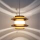 Mid-Century Labelled Trava Ceiling or Pendant Lamp by Carl Thore for Granhaga, Sweden, 1970s