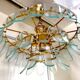 Lustre en verre Fontana Arte 1970