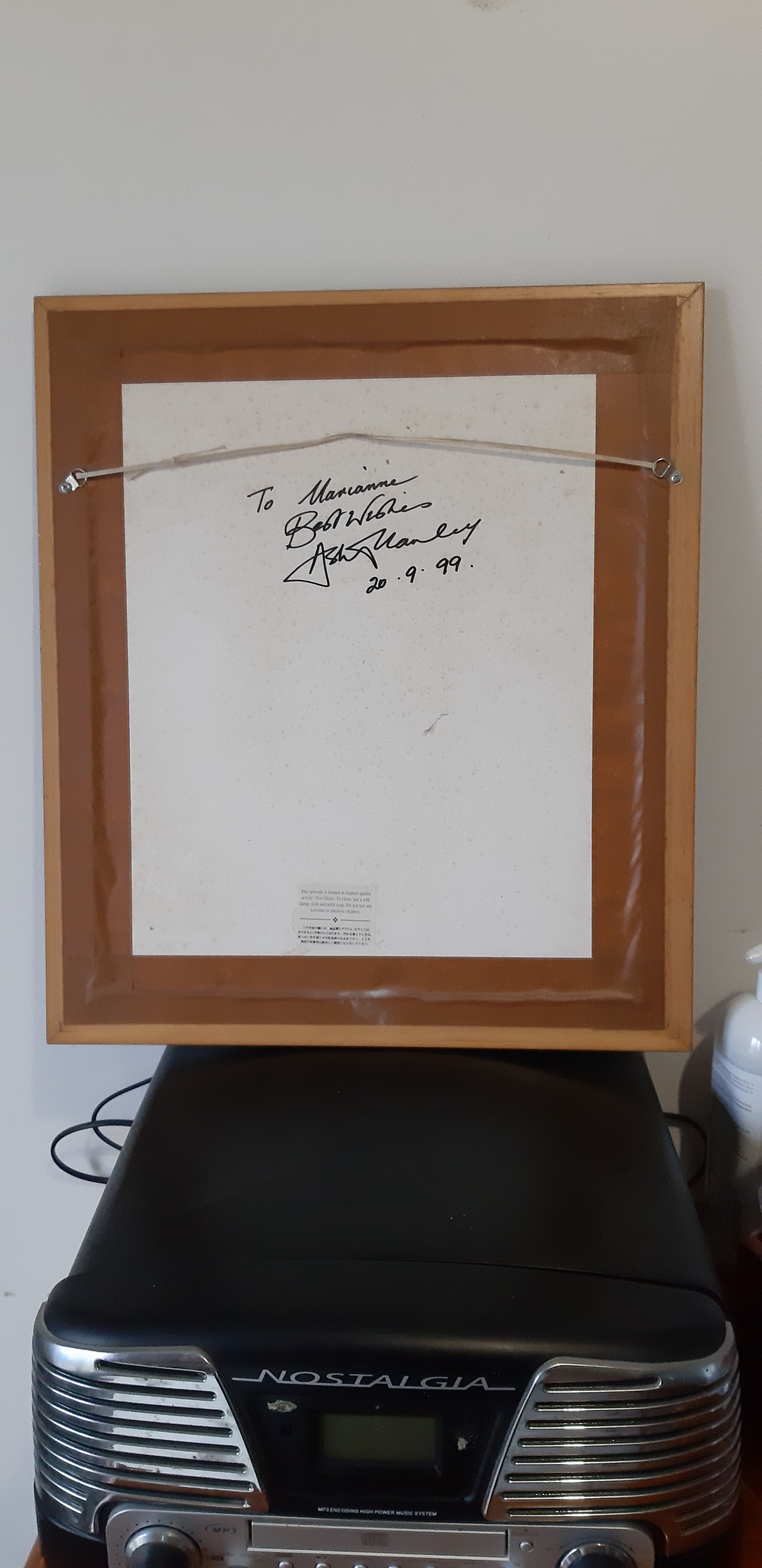 Engraving Signed by Aschley Manluy " Southern Cross "