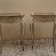 Paire de petites table 1900 de style Louis xv